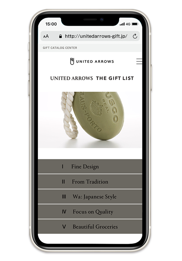 UNITED ARROWS THE GIFT LIST